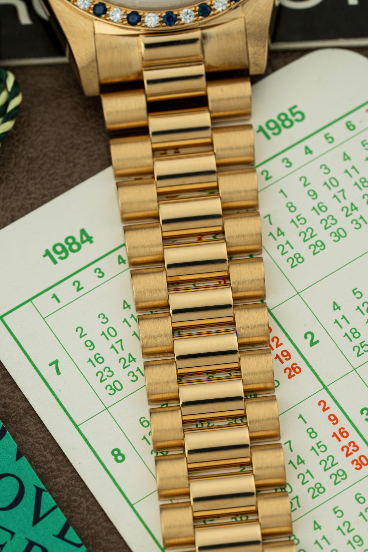 Rolex Day-Date 36mm Rare Factory Sapphire & Diamonds - Ref. 18148