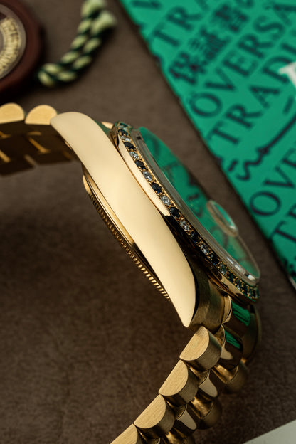 Rolex Day-Date 36mm Rare Factory Sapphire & Diamonds - Ref. 18148