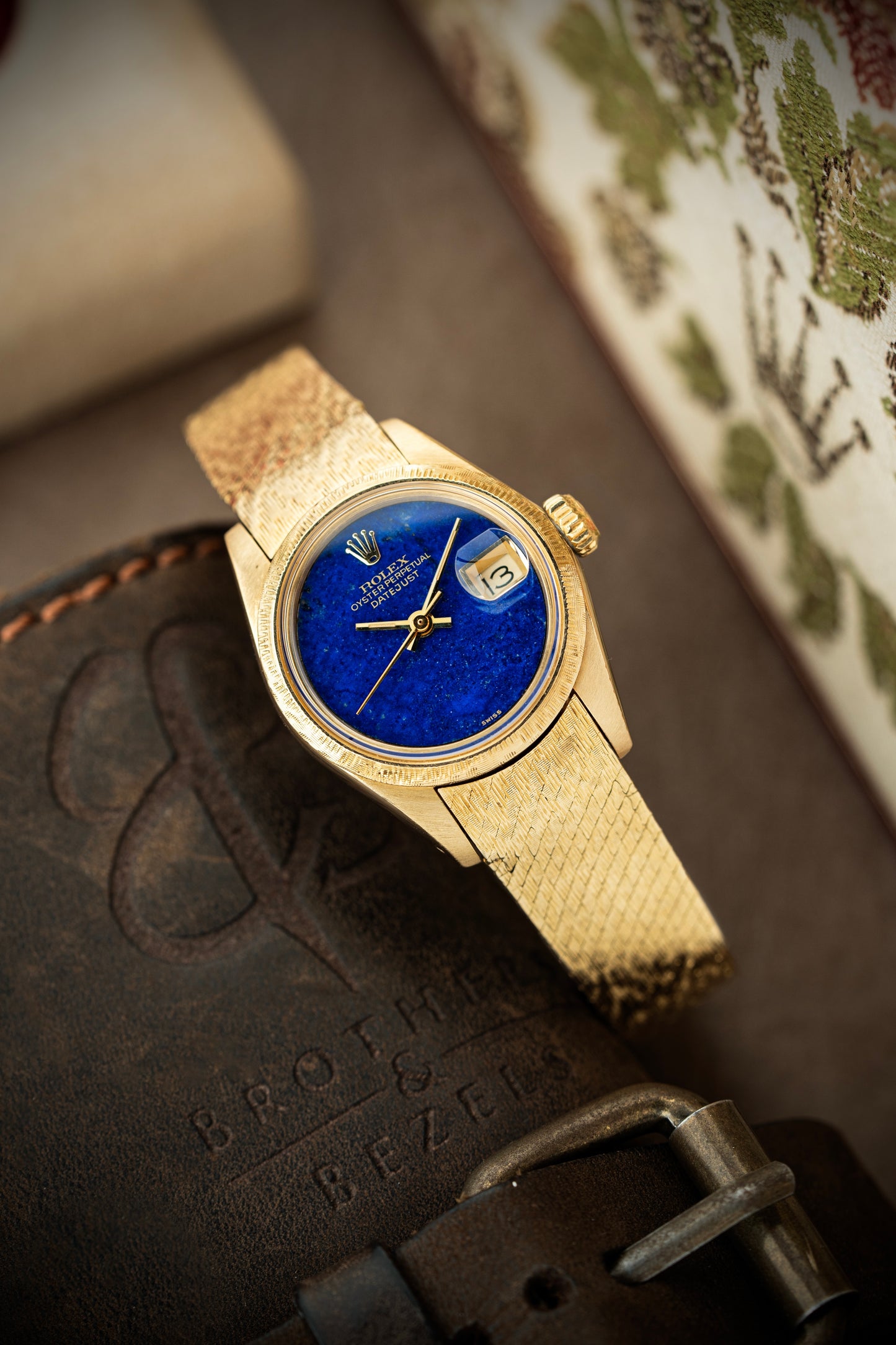 Rolex Lady-Datejust 26mm Lapis Lazuli Stone Dial - Ref. 6904