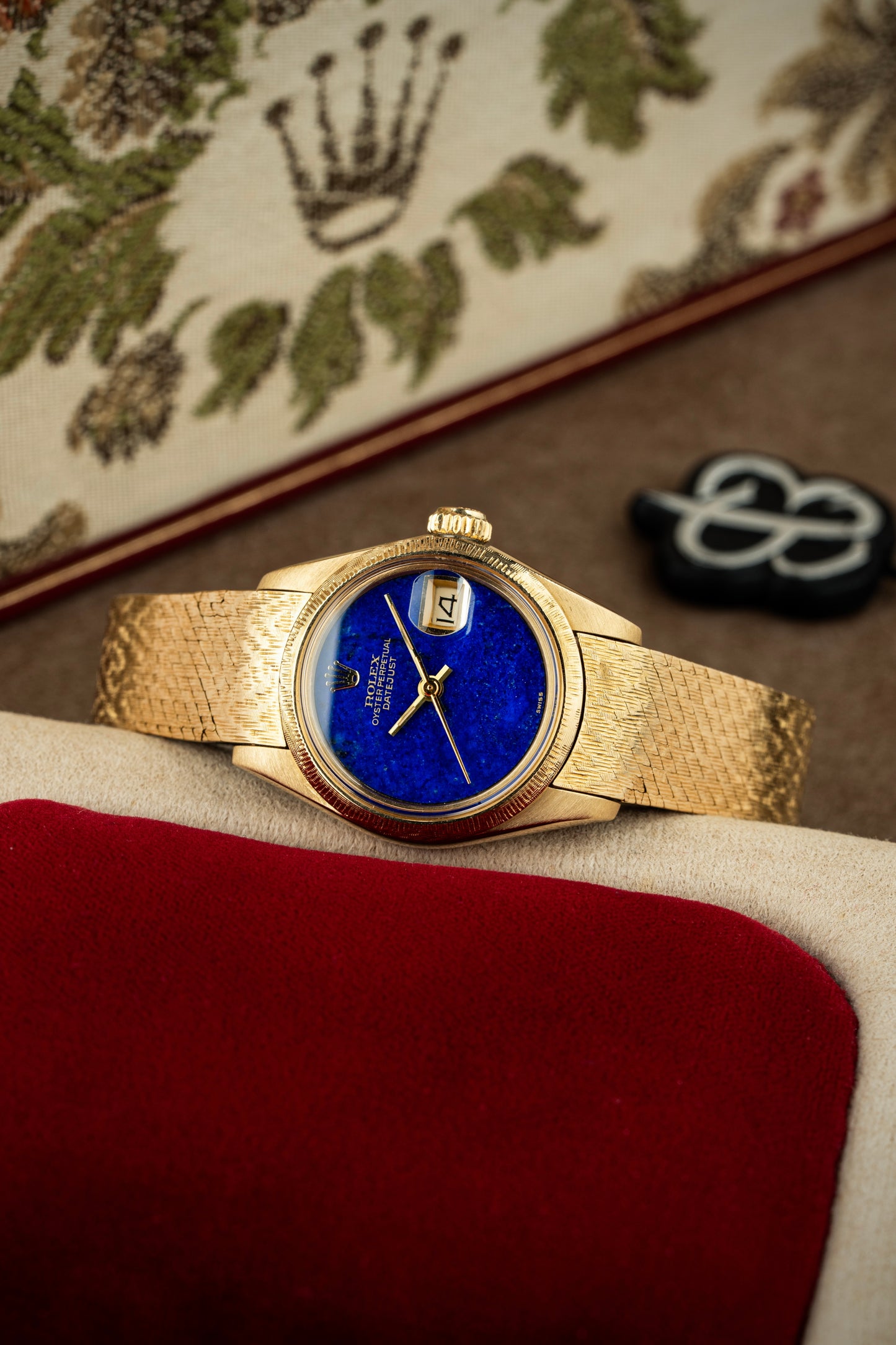 Rolex Lady-Datejust 26mm Lapis Lazuli Stone Dial - Ref. 6904
