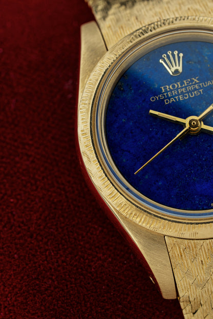 Rolex Lady-Datejust 26mm Lapis Lazuli Stone Dial - Ref. 6904