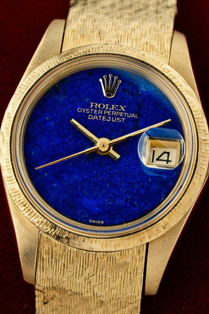 Rolex Lady-Datejust 26mm Lapis Lazuli Stone Dial - Ref. 6904