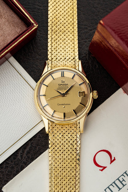 Omega Constellation 34mm 18k Yellow Gold