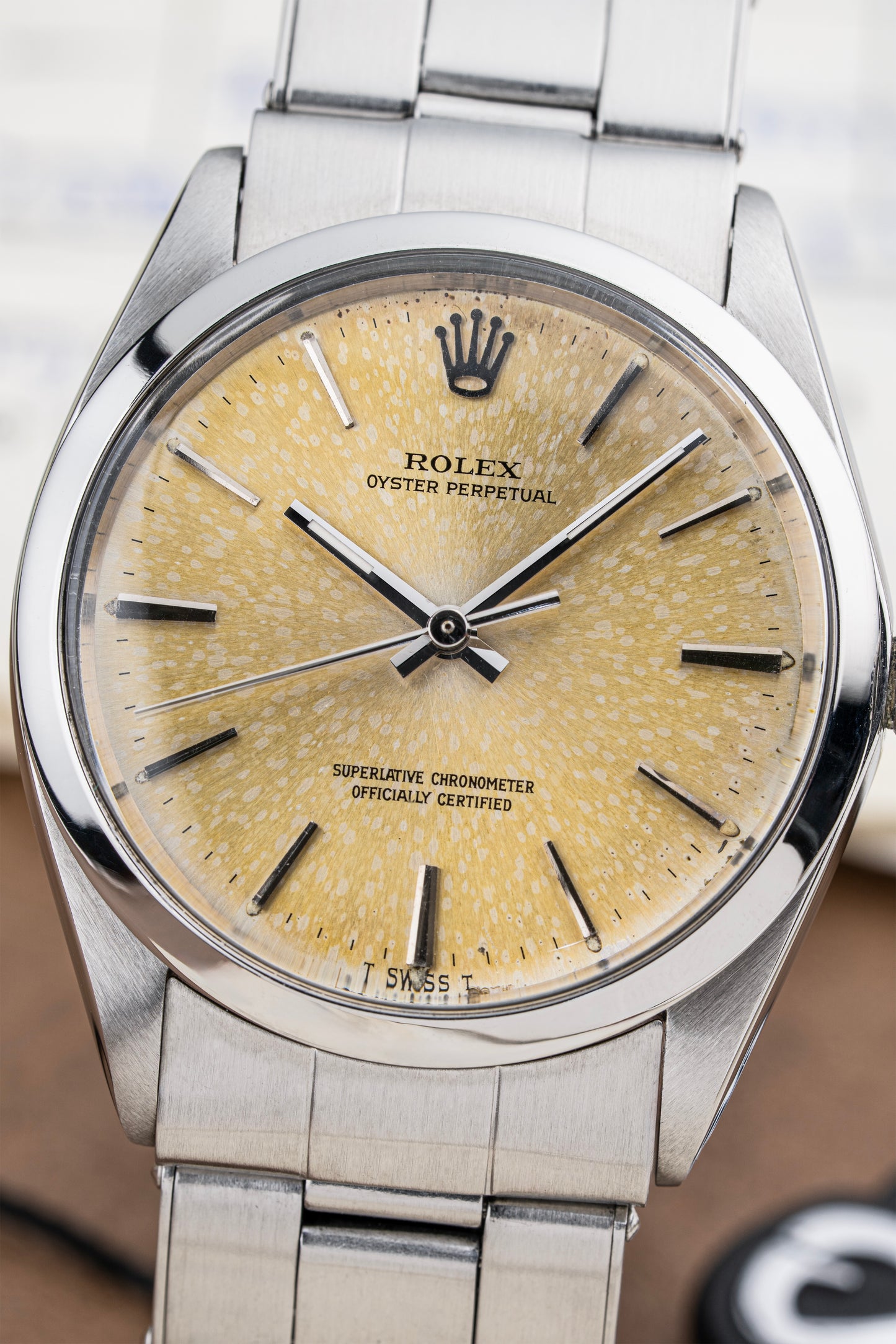Rolex Oyster Perpetual 34mm Tropical Dial - Ref. 1002
