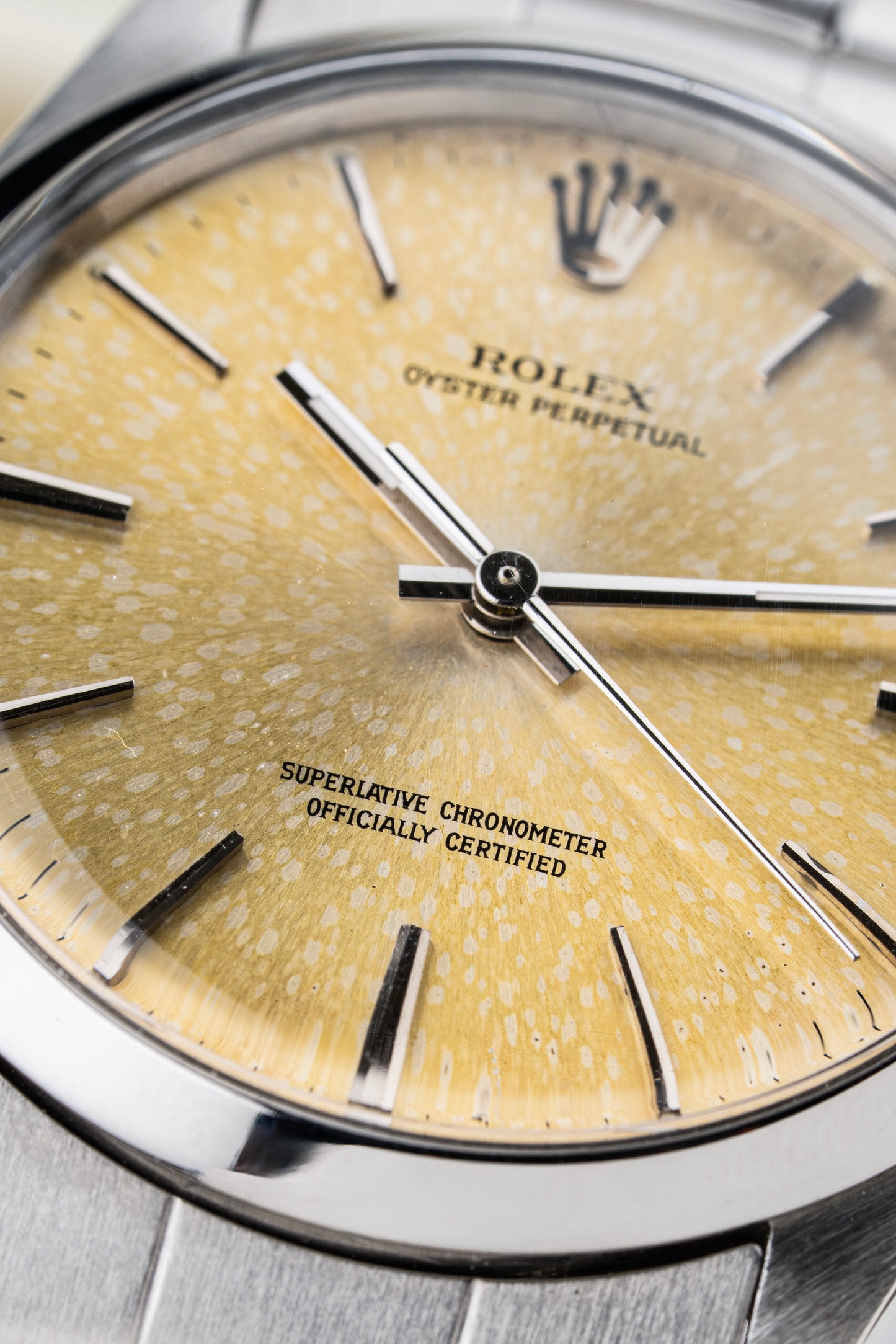 Rolex Oyster Perpetual 34mm Tropical Dial - Ref. 1002