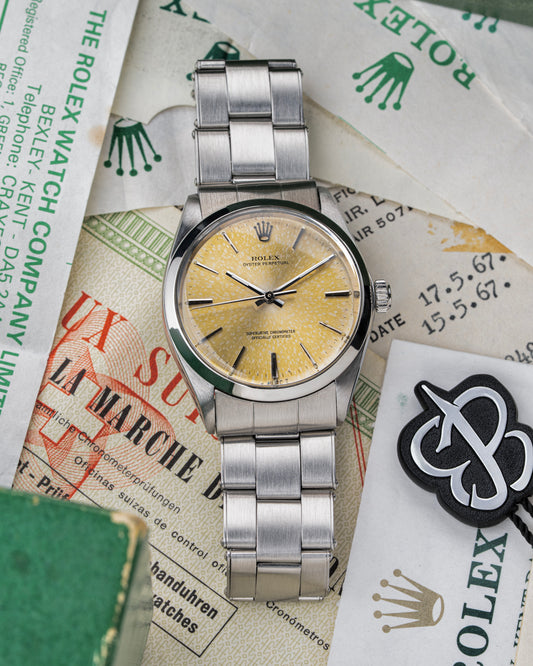 Rolex Oyster Perpetual 34mm Tropical Dial - Ref. 1002