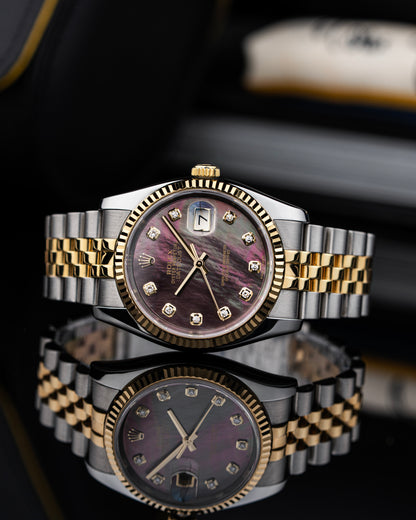 Rolex Datejust 36mm Tahitian Mother Of Pearl - Ref. 116233