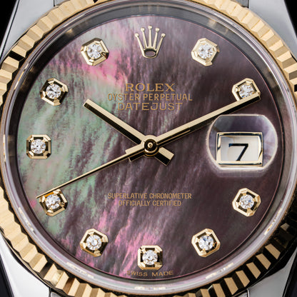 Rolex Datejust 36mm Tahitian Mother Of Pearl - Ref. 116233