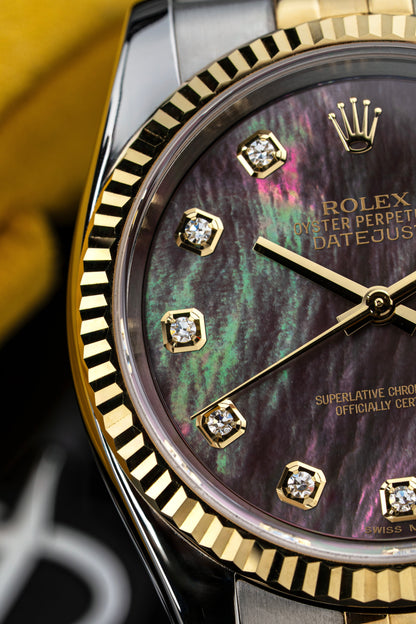 Rolex Datejust 36mm Tahitian Mother Of Pearl - Ref. 116233