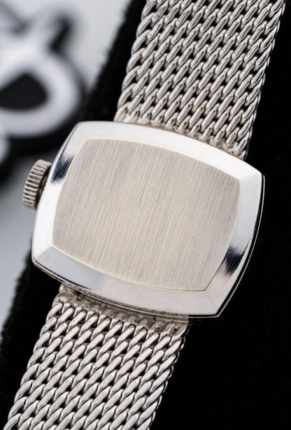 Rolex Precision 9ct White Gold Manual-Wound Cocktail Watch