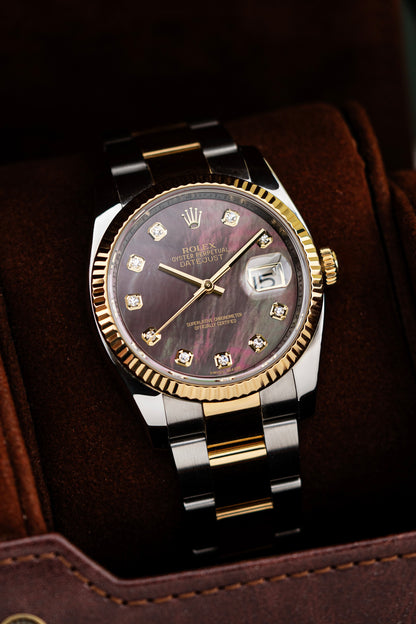 Rolex Datejust 36mm Tahitian Mother of Pearl - Ref. 116233