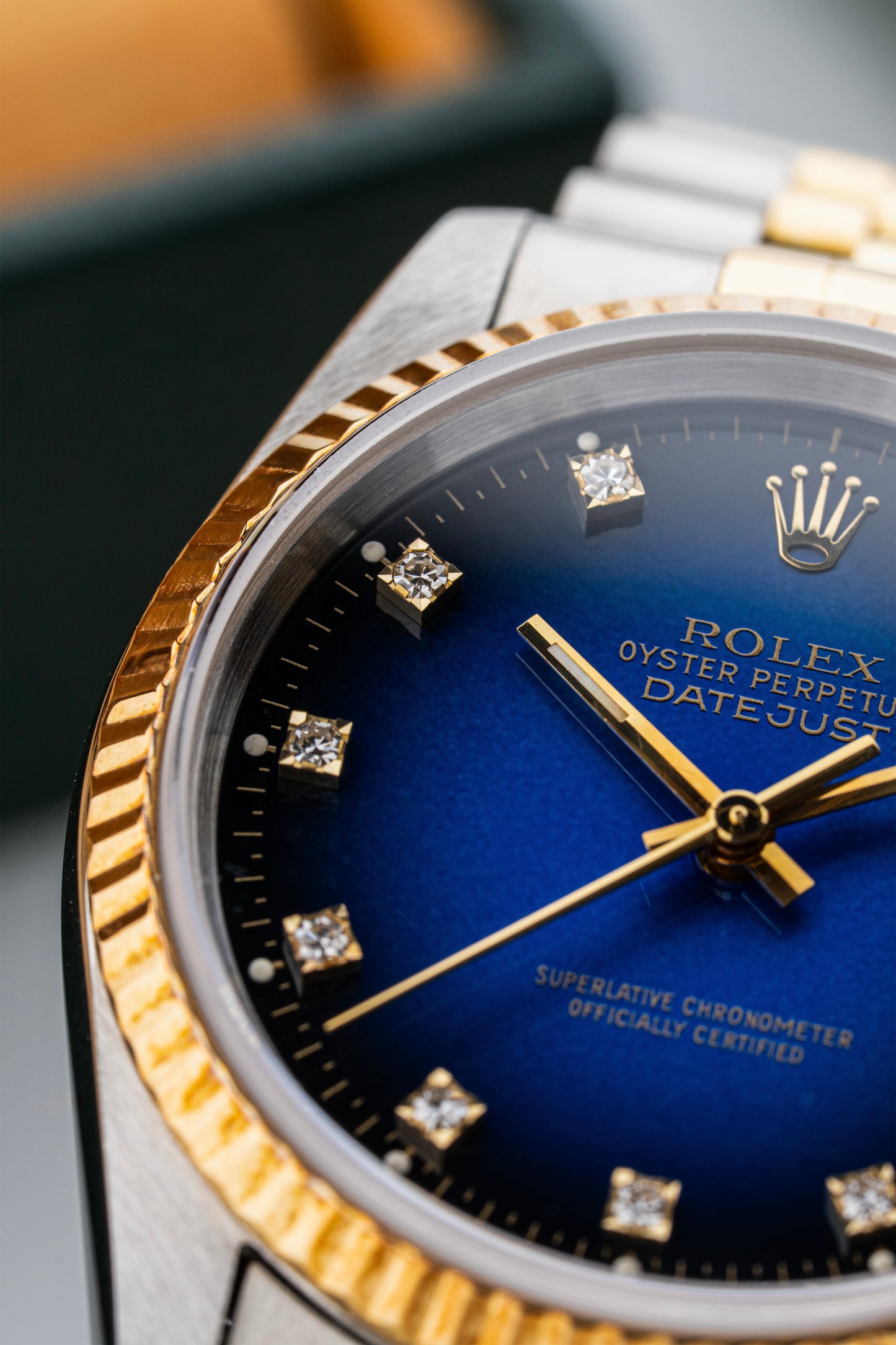 Rolex Datejust 36mm Blue Vignette - Ref. 16233