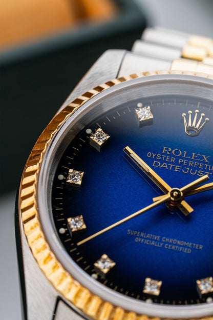Rolex Datejust 36mm Blue Vignette - Ref. 16233