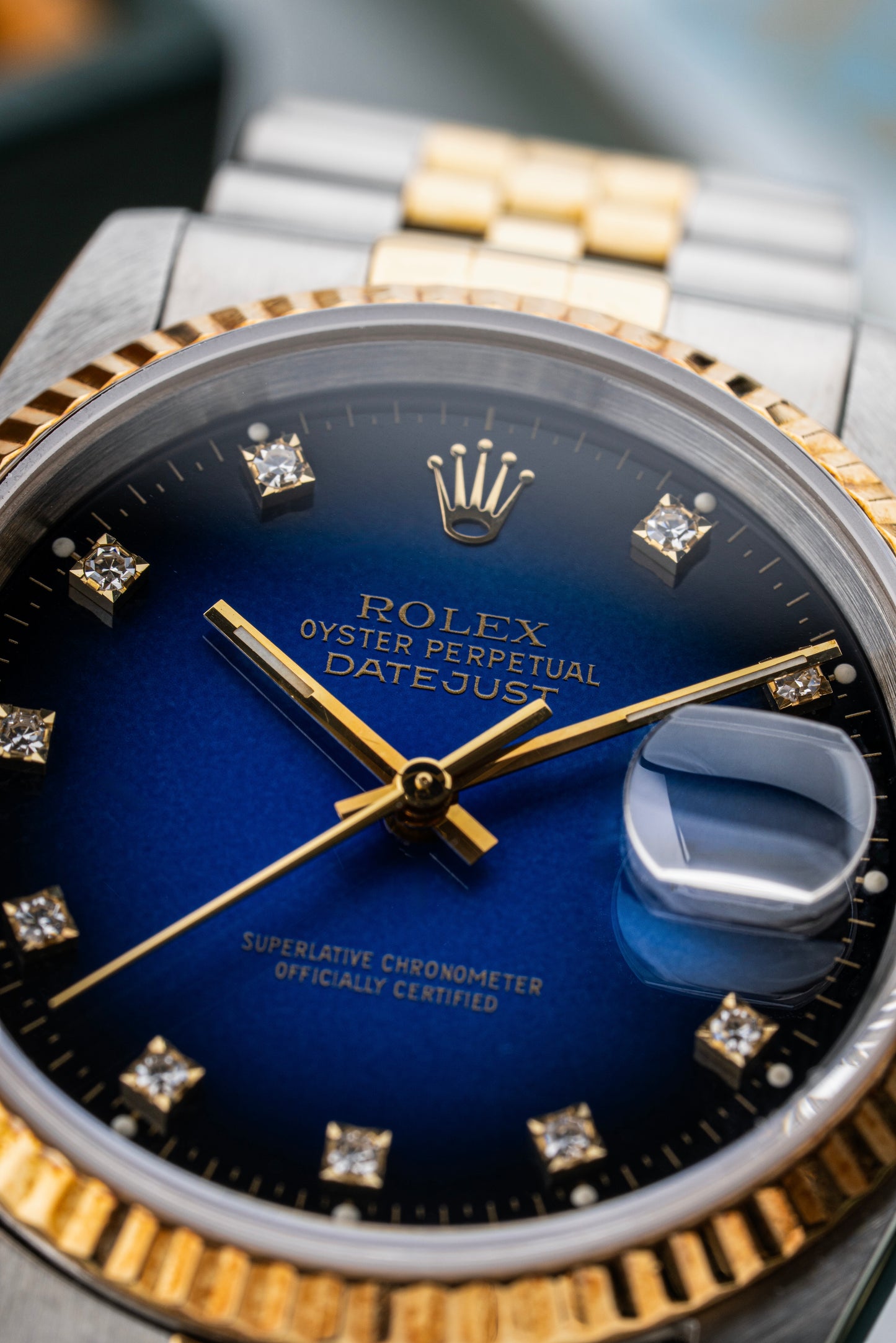 Rolex Datejust 36mm Blue Vignette - Ref. 16233