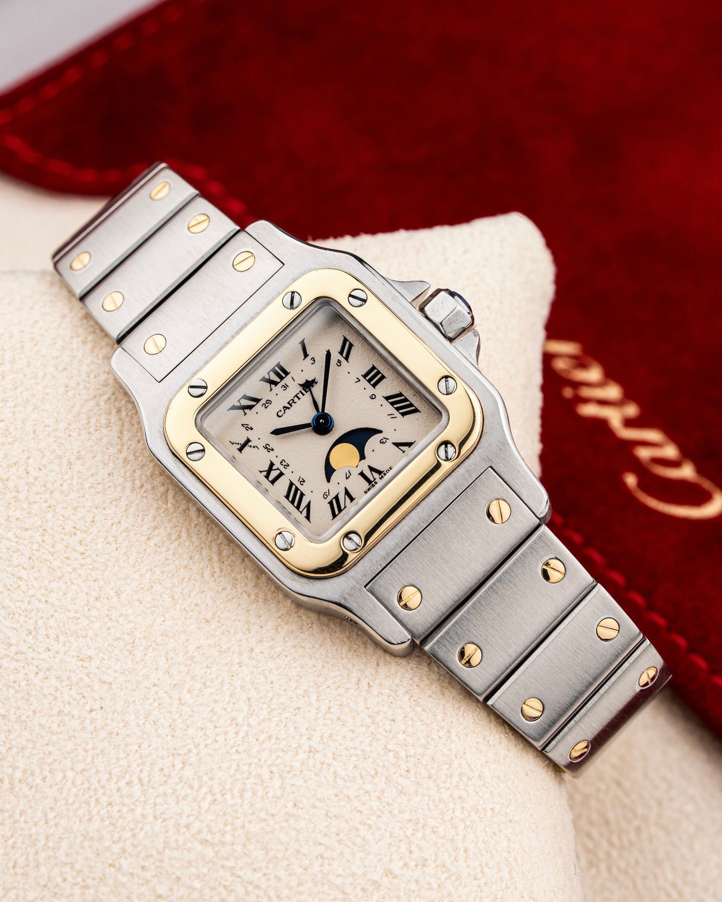 Cartier Santos Galbée Moonphase 24mm - Ref. 119902