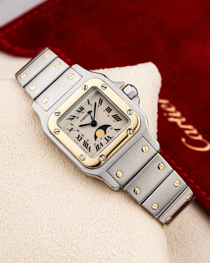 Cartier Santos Galbée Moonphase 24mm - Ref. 119902