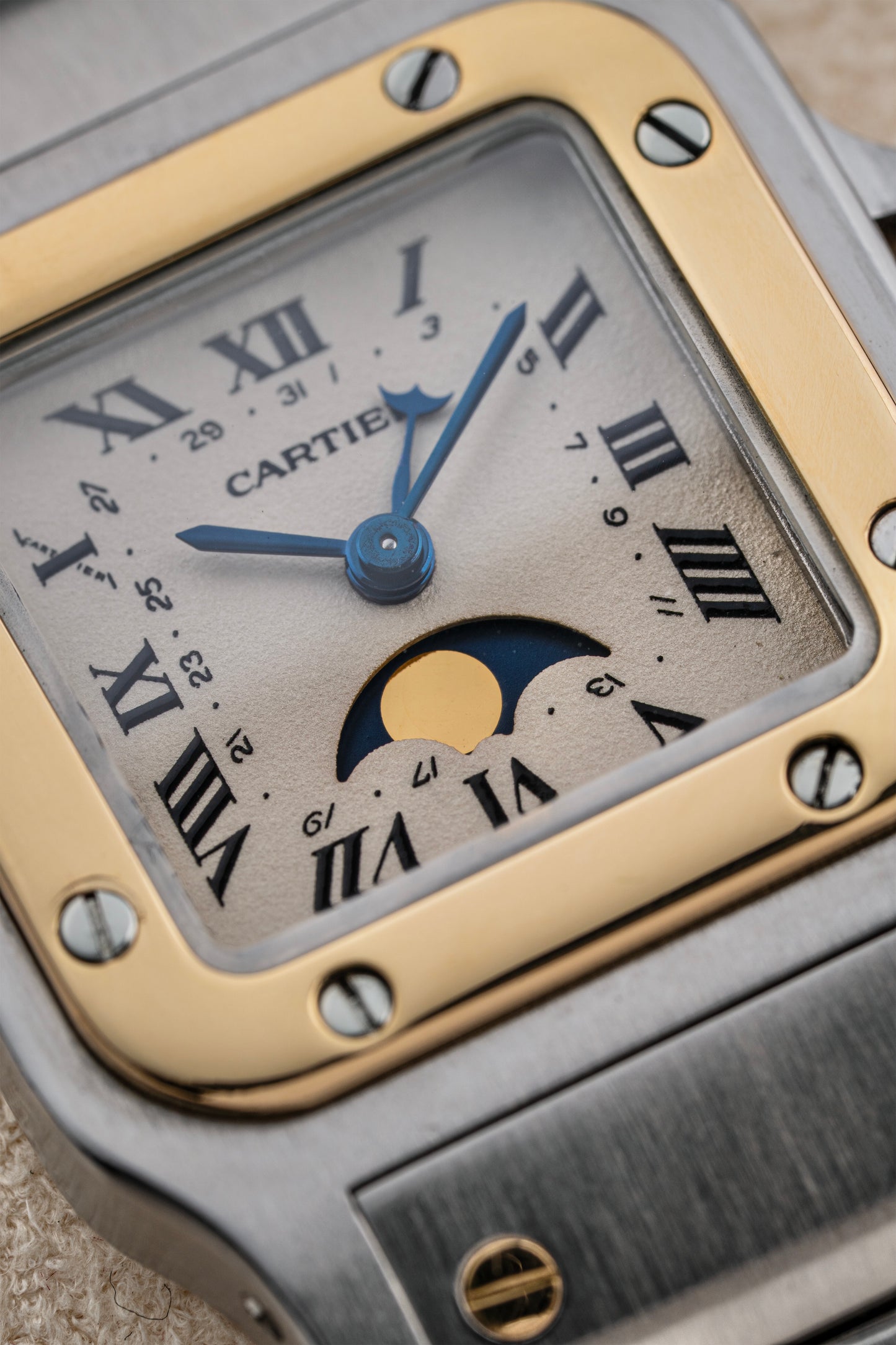 Cartier Santos Galbée Moonphase 24mm - Ref. 119902