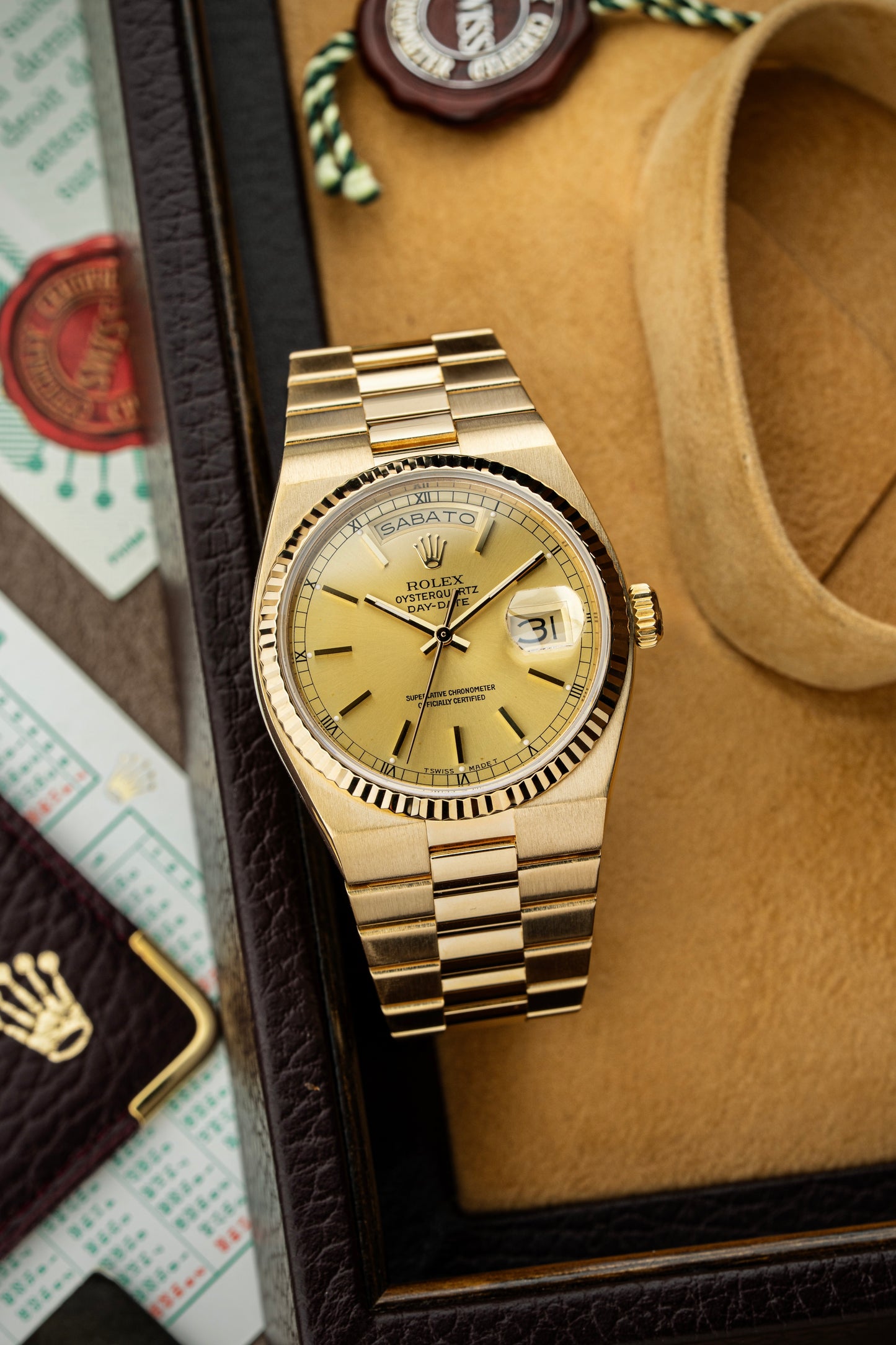 Rolex Day-Date Oysterquartz 36mm - Ref. 19018