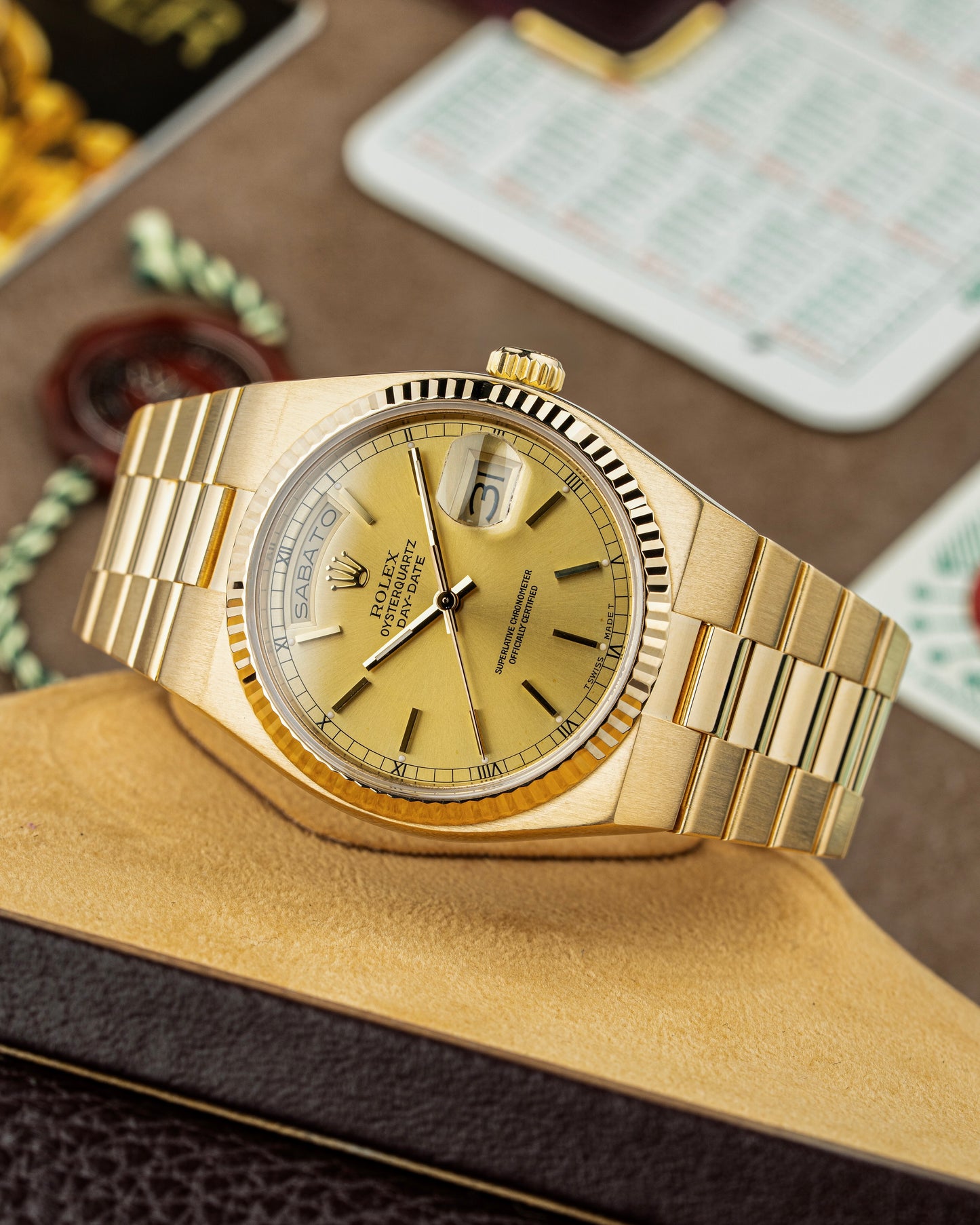 Rolex Day-Date Oysterquartz 36mm - Ref. 19018