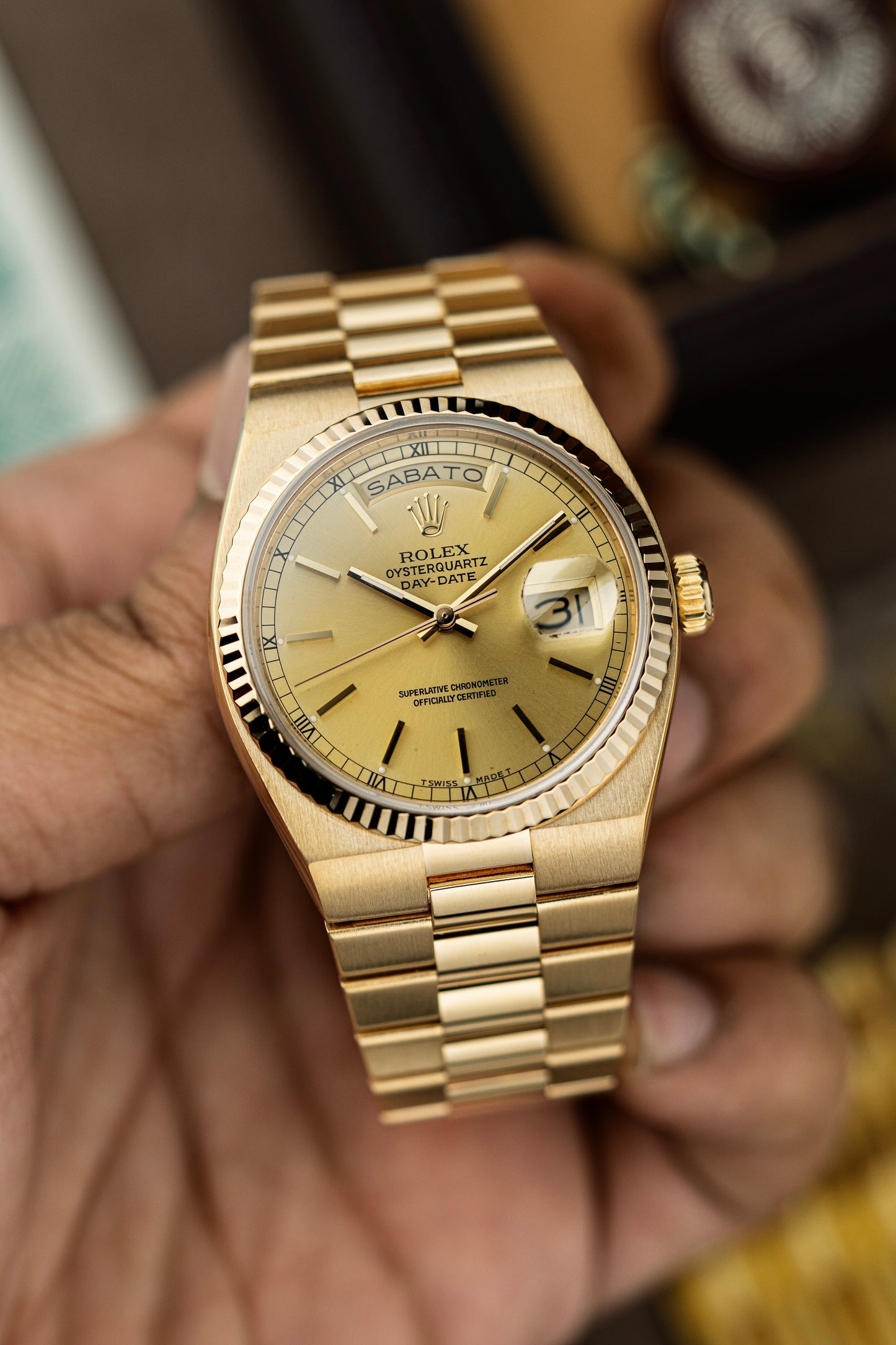 Rolex Day-Date Oysterquartz 36mm - Ref. 19018
